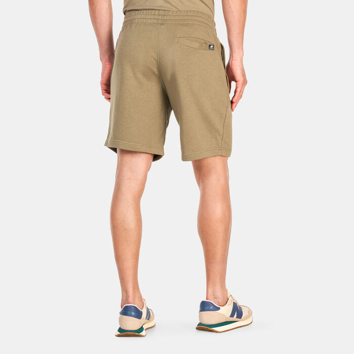 New Balance Men's Essentials Fleece Shorts Green New Balance Men's Essentials Fleece Shorts Green image number 1