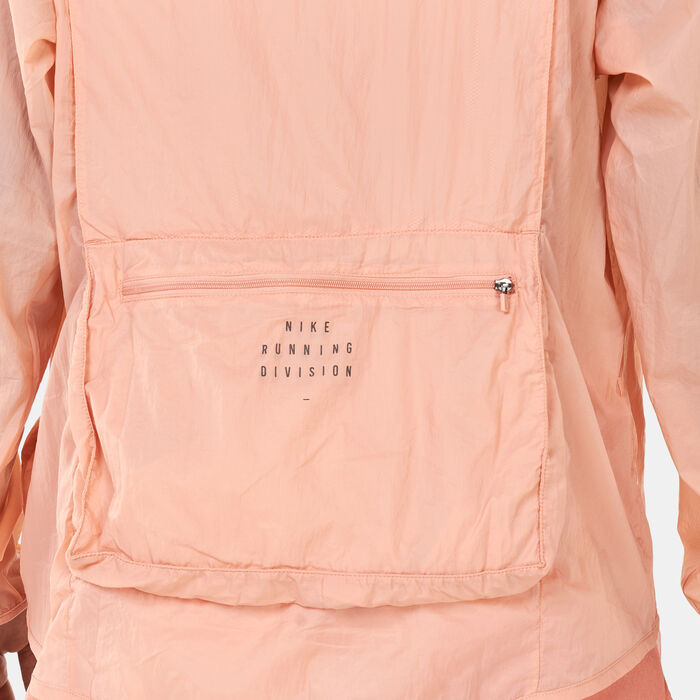 Nike Women's Run Division Hoodie Pink Nike Women's Run Division Hoodie Pink image number 3