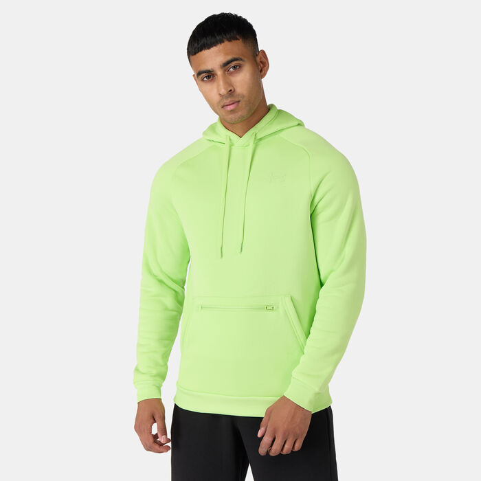 Under Armour Men's Armour Fleece Pro Kanga Hoodie Green image number 0