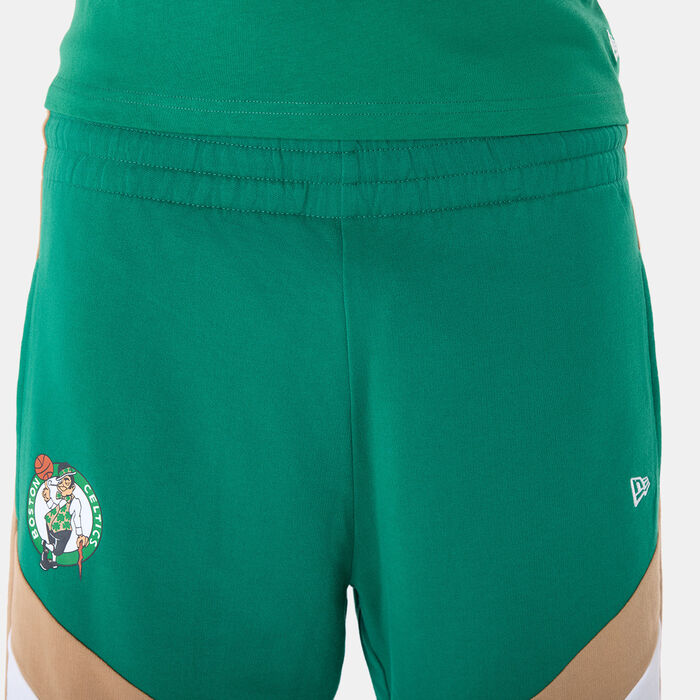 New Era Men's NBA Boston Celtics Panel Shorts Green New Era Men's NBA Boston Celtics Panel Shorts Green image number 5