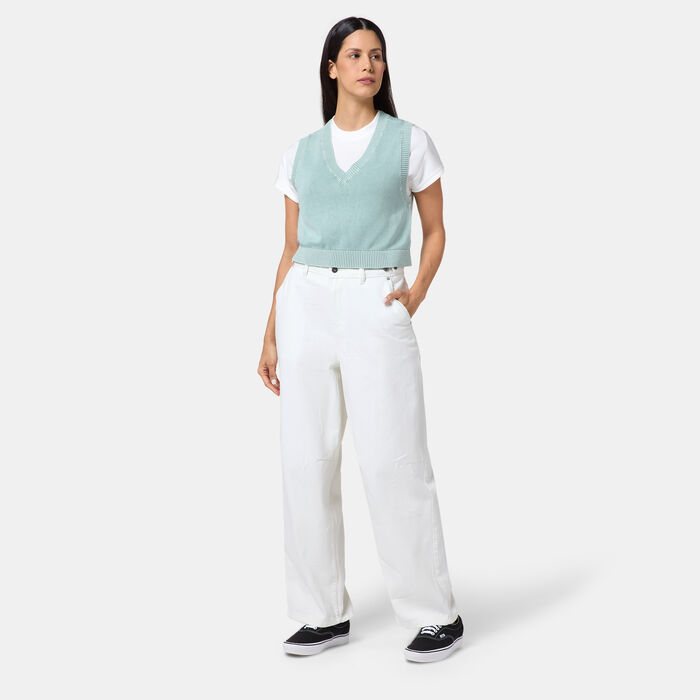 Vans Women's Syd Sweater Vest Grey image number 2