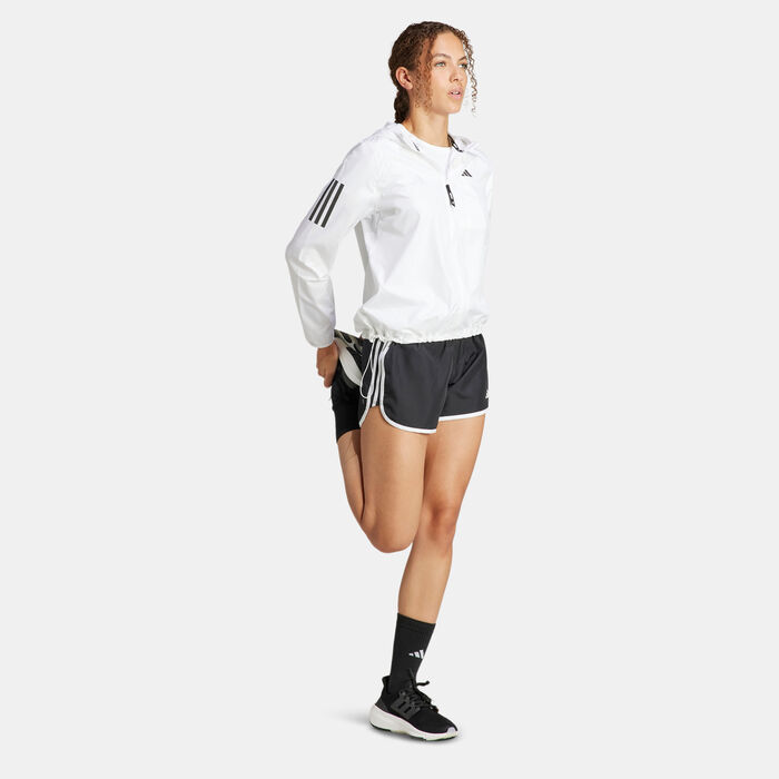 adidas Women's Own The Run Jacket White adidas Women's Own The Run Jacket White image number 2