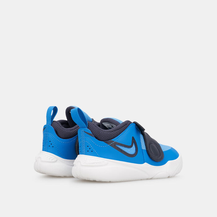 Nike Kids' Team Hustle D 11 Shoe (Baby and Toddler) Blue image number 3