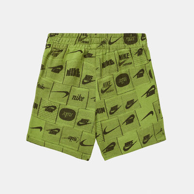 Nike Kids' Sportswear Club Allover Shorts (Younger Kids) yellow