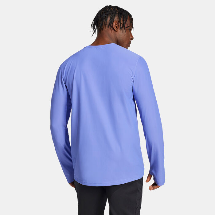 adidas Men's Own the Run Top Blue adidas Men's Own the Run Top Blue image number 1