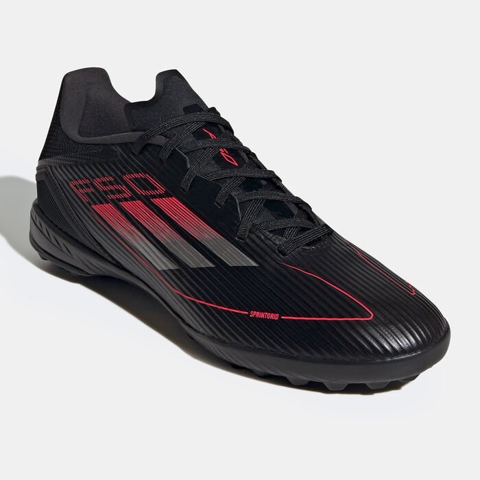 adidas F50 League Turf Ground Football Shoes Black adidas F50 League Turf Ground Football Shoes Black image number 1