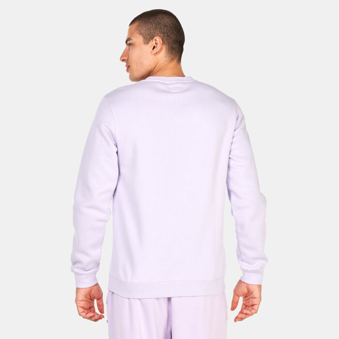 Converse Star Chevron Embroidered Logo Sweatshirt Purple Converse Star Chevron Embroidered Logo Sweatshirt Purple image number 1