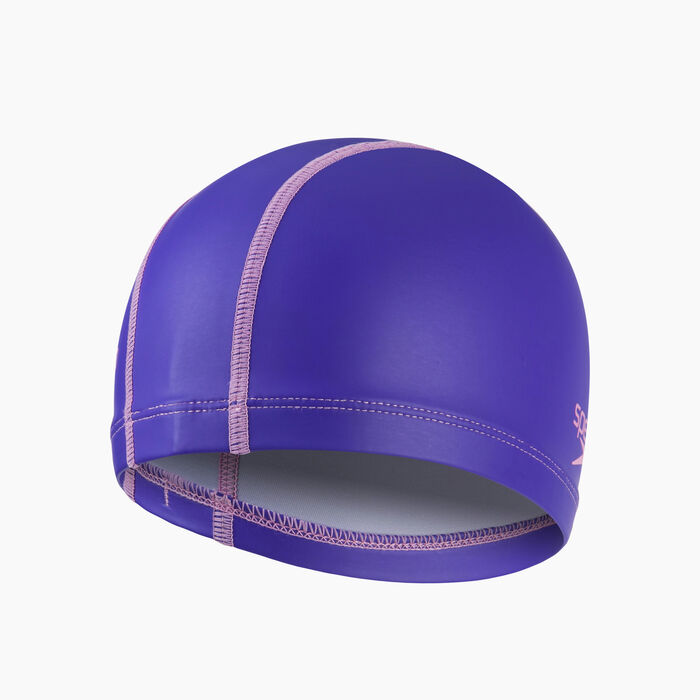 Speedo Kids' Long Hair Pace Swimming Cap Purple Speedo Kids' Long Hair Pace Swimming Cap Purple image number 1