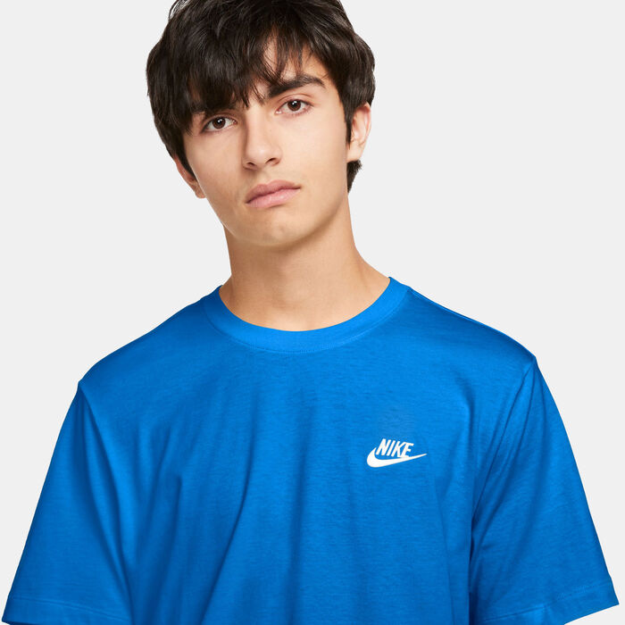 Nike Men's Sportswear Club T-Shirt Blue image number 2