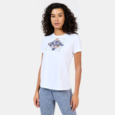 Columbia Women's Sun Trek Graphic T-Shirt White Columbia Women's Sun Trek Graphic T-Shirt White