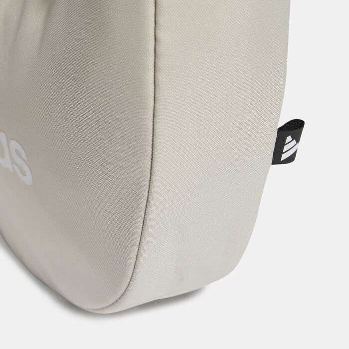 adidas Women's Linear Essentials Festival Shoulder Bag White adidas Women's Linear Essentials Festival Shoulder Bag White image number 5
