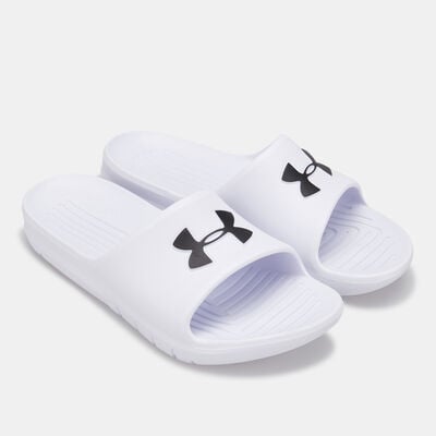 Under Armour Men's Core PTH Slides White Under Armour Men's Core PTH Slides White