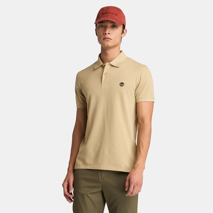 Timberland Men's Millers River Stretch Polo Shirt Green image number 0