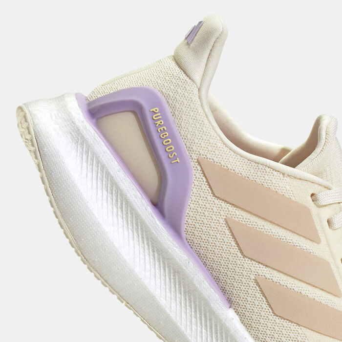 adidas Women's Pureboost 5 Running Shoes White adidas Women's Pureboost 5 Running Shoes White image number 5