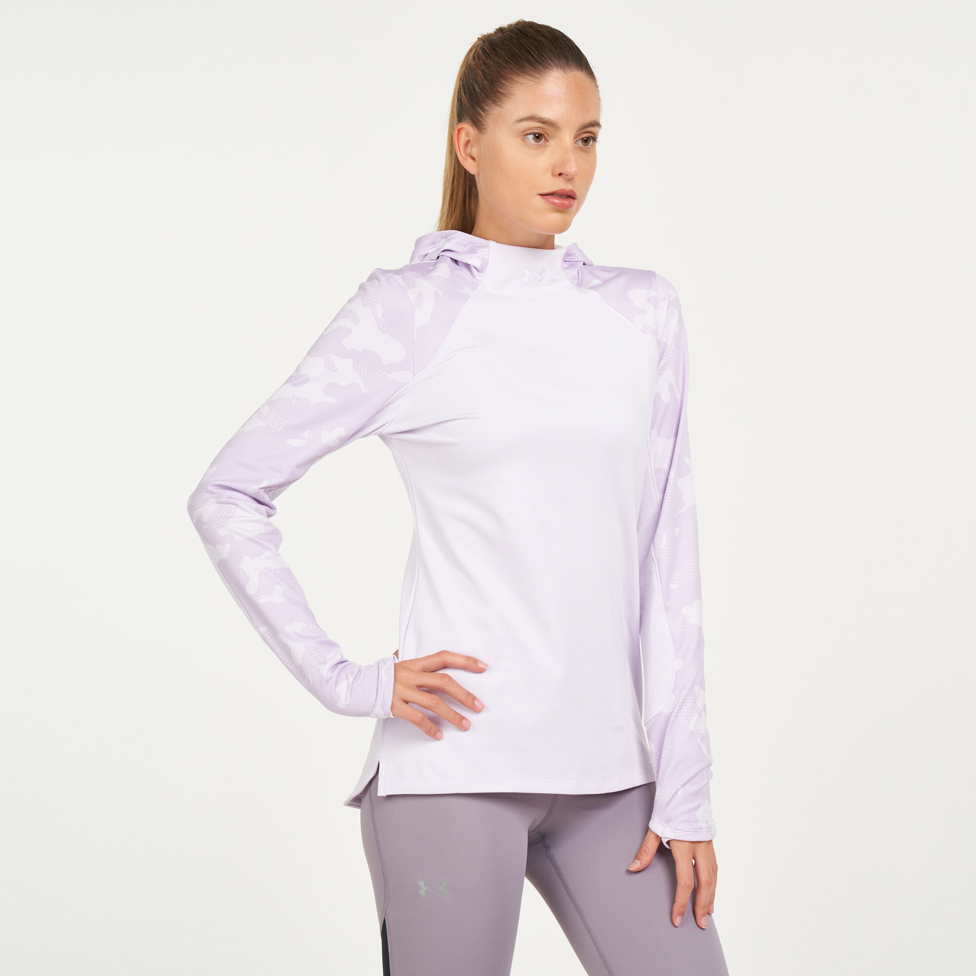 Women s ColdGear Armour Camo Hoodie