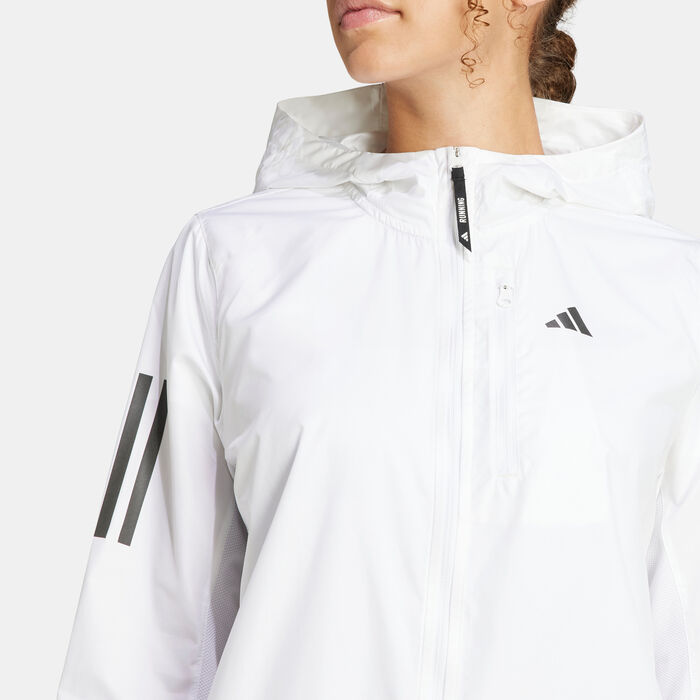 adidas Women's Own The Run Jacket White adidas Women's Own The Run Jacket White image number 4