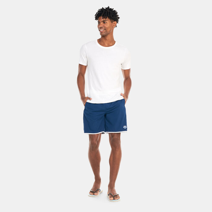 Arena Men's Team Stripe Bermuda Swimming Shorts Blue Arena Men's Team Stripe Bermuda Swimming Shorts Blue image number 2