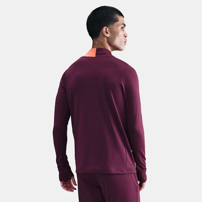 Nike Men's Strike Total 90 1/4-Zip Football Top Red Nike Men's Strike Total 90 1/4-Zip Football Top Red image number 1