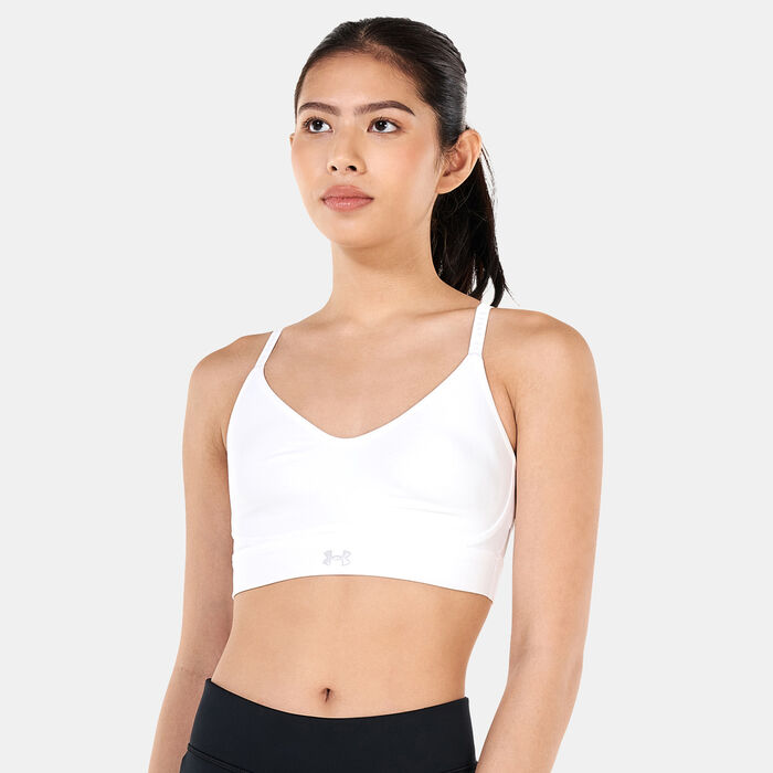 Under Armour Women's Infinity Covered Sports Bra White image number 0