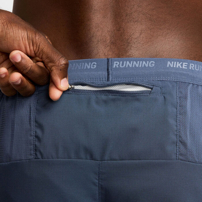 Nike Men's Stride Dri-FIT Running Shorts Blue Nike Men's Stride Dri-FIT Running Shorts Blue image number 4