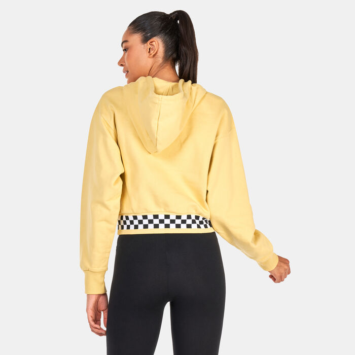 Vans Women's Boom Boom Check Hoodie yellow Vans Women's Boom Boom Check Hoodie yellow image number 1