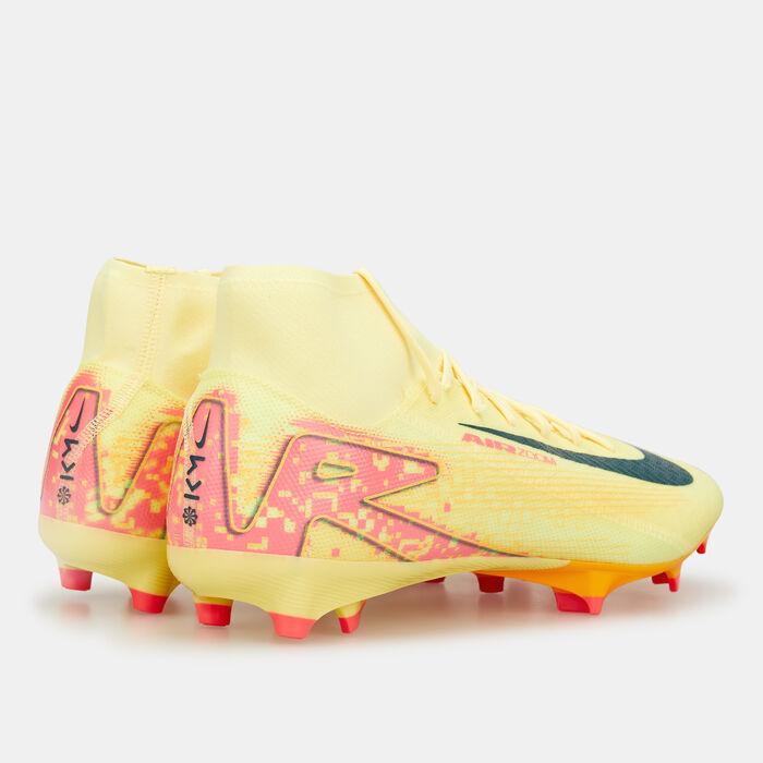 Nike Men's Kylian Mbappe Mercurial Superfly 10 Academy Multi Ground Football Shoes yellow image number 2