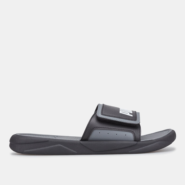 PUMA Men's Royalcat Comfort Slides Black PUMA Men's Royalcat Comfort Slides Black image number 1