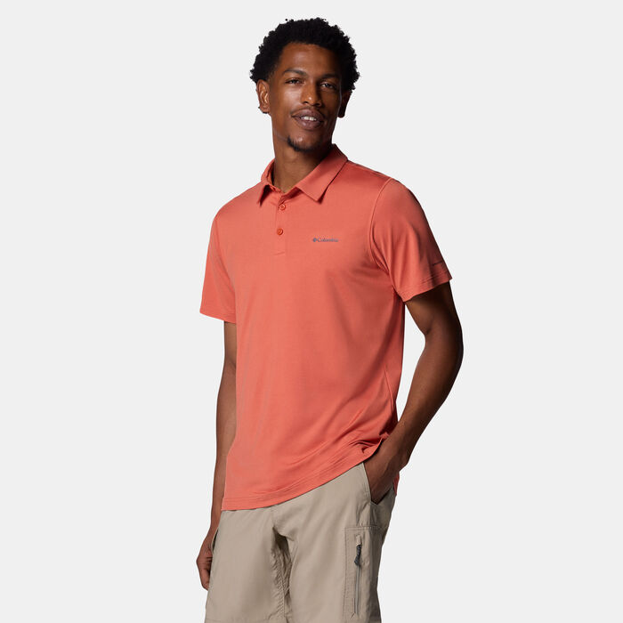 Columbia Men's Tech Trail™ Polo T-Shirt Red Columbia Men's Tech Trail™ Polo T-Shirt Red image number 2