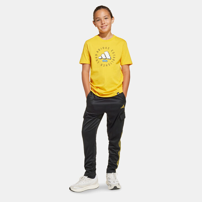adidas Kids' Fun Graphic T-Shirt yellow adidas Kids' Fun Graphic T-Shirt yellow image number 2