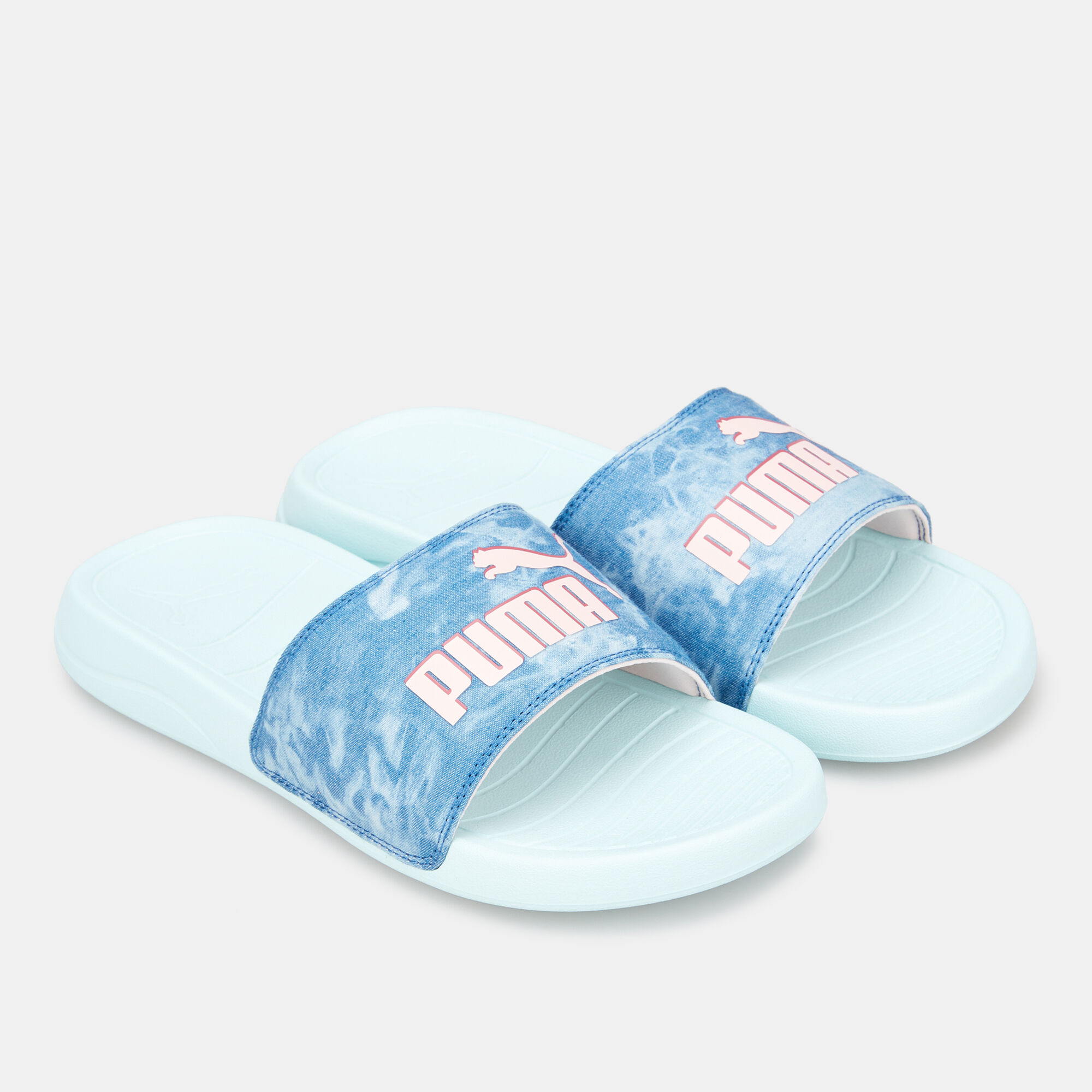 Puma popcat slides women's pink cheap