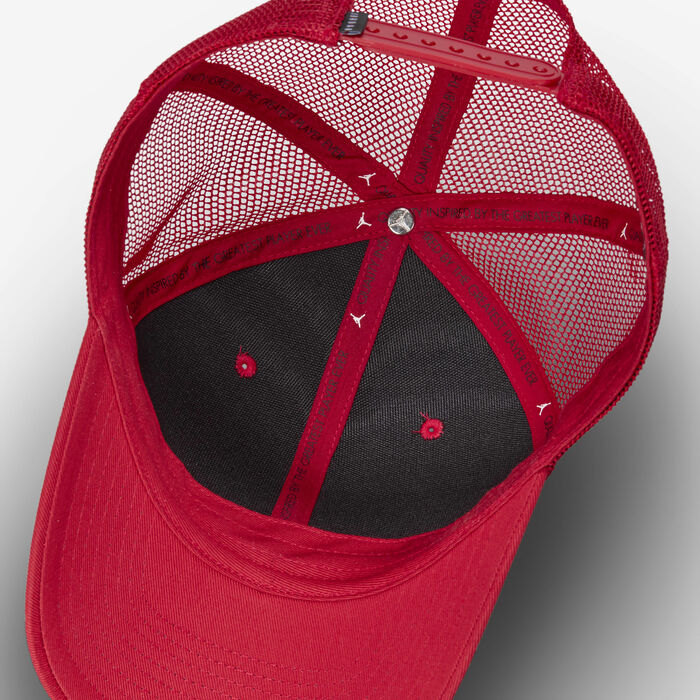 Jordan Rise Structured Cap Red Jordan Rise Structured Cap Red image number 4