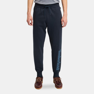 Timberland Men's Wordmark Logo Sweatpants Blue Timberland Men's Wordmark Logo Sweatpants Blue