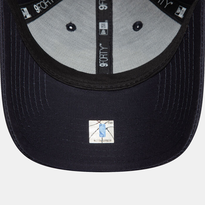 New Era Men's NBA Los Angeles Lakers Metallic Badge 9FORTY Cap Blue image number 3