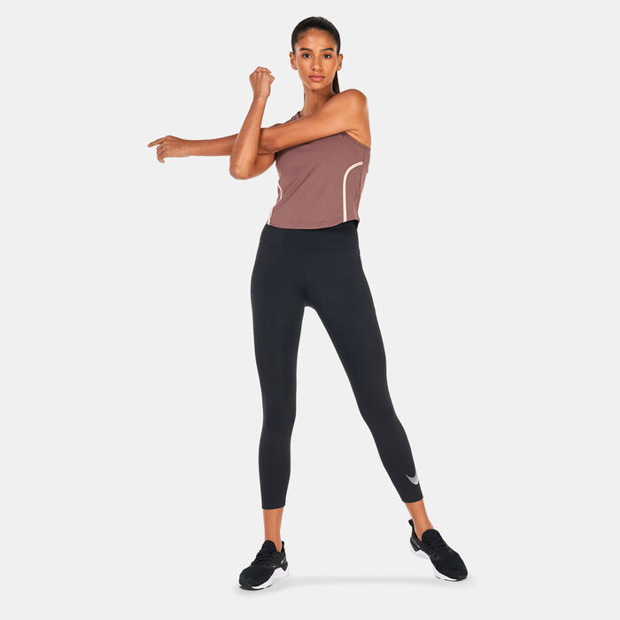 Nike Women's Dri-FIT Air Tank Top Brown image number 2