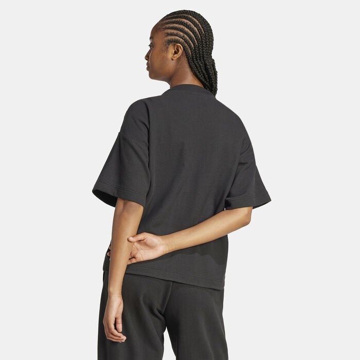adidas Women's ALL SZN Cloud Jersey Full-Zip Top Black adidas Women's ALL SZN Cloud Jersey Full-Zip Top Black image number 1