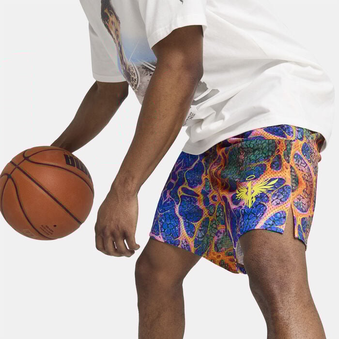 PUMA Men's Lamelo Ball Alien Skins Shorts Black PUMA Men's Lamelo Ball Alien Skins Shorts Black image number 3
