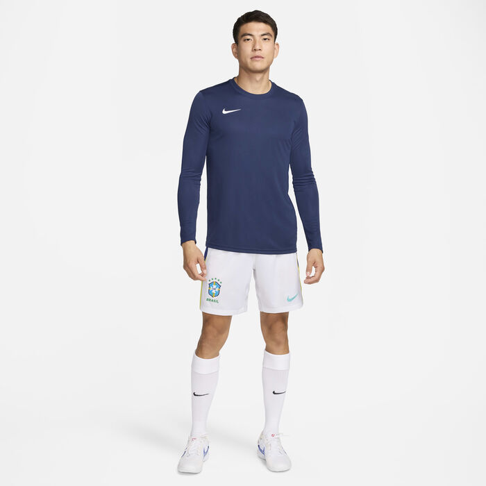 Nike Men's Brazil 2024 Stadium Away Dri-FIT Football Replica Shorts White Nike Men's Brazil 2024 Stadium Away Dri-FIT Football Replica Shorts White image number 7