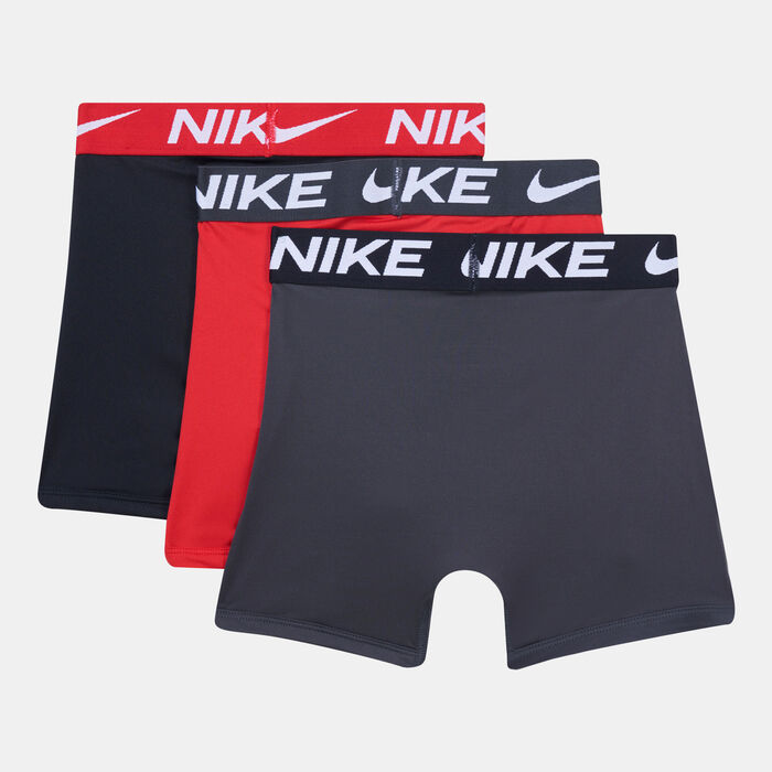 Nike Kids' Essential Boxer Briefs (3 Pack) Red Nike Kids' Essential Boxer Briefs (3 Pack) Red image number 1