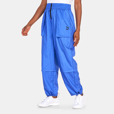 PUMA Women's Dare To Woven Pants Blue