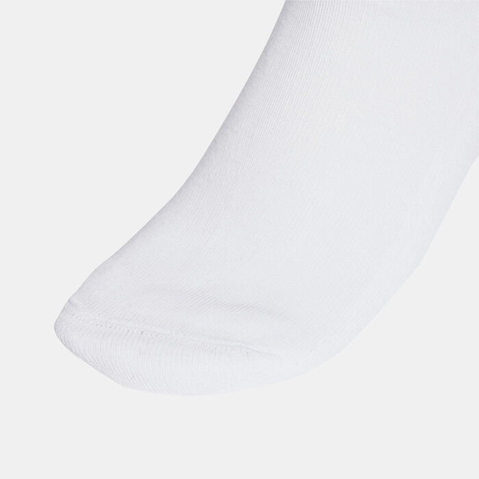 adidas 3-Stripes Ankle Socks (3 Pairs) White adidas 3-Stripes Ankle Socks (3 Pairs) White image number 3