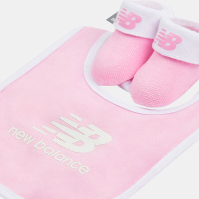 New Balance Kids' Bib & Bootie 2-Piece Set Pink