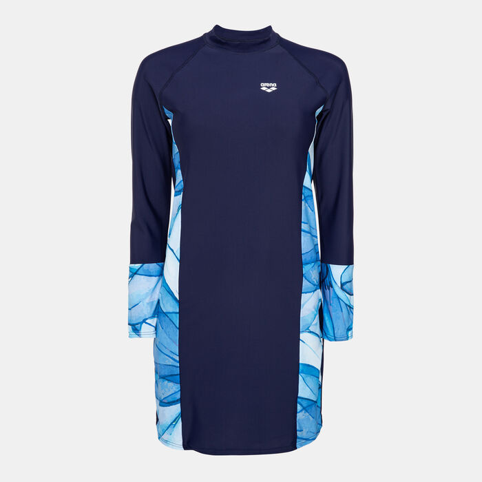 Arena Women's Modesty Swimming Tunic Blue Arena Women's Modesty Swimming Tunic Blue image number 0