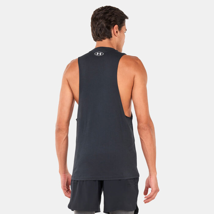 Under Armour Men's Project Rock Brahma Bull Tank Top Black Under Armour Men's Project Rock Brahma Bull Tank Top Black image number 1