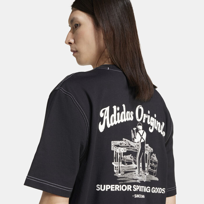 adidas Originals Men's Wabash T-Shirt Black image number 4