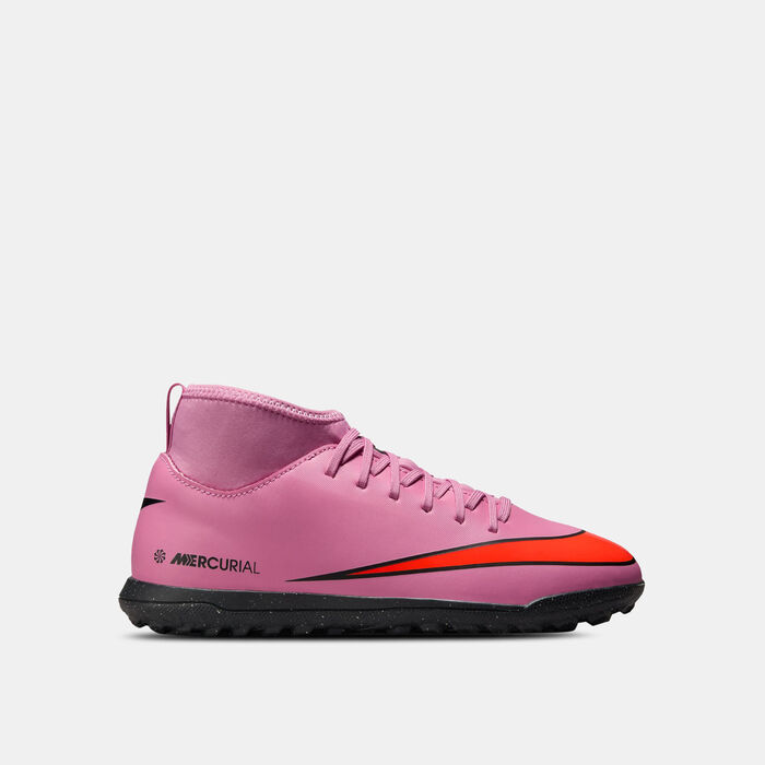 Nike Kids' Mercurial Superfly 10 Club Turf Ground Football Shoes Pink Nike Kids' Mercurial Superfly 10 Club Turf Ground Football Shoes Pink image number 0