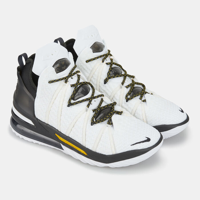 Nike Men's LeBron 18 Basketball Shoe White Nike Men's LeBron 18 Basketball Shoe White image number 2