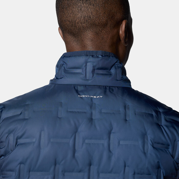 Columbia Men's Delta Ridge II Down Hiking Vest Blue Columbia Men's Delta Ridge II Down Hiking Vest Blue image number 5