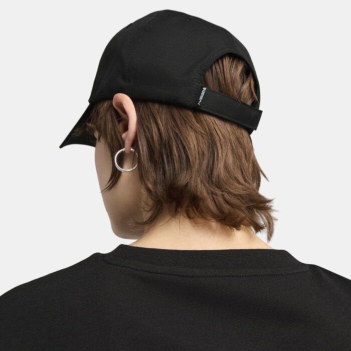 PUMA Essentials Metal Logo Baseball Cap Black PUMA Essentials Metal Logo Baseball Cap Black image number 3