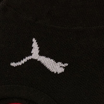 PUMA Men's Footie Socks (3 Pack) Black