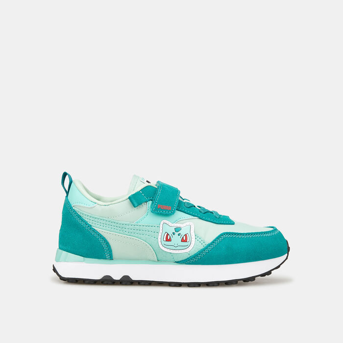 PUMA Kids' x POKÉMON Rider FV Bulbasaur Shoe Green PUMA Kids' x POKÉMON Rider FV Bulbasaur Shoe Green image number 0